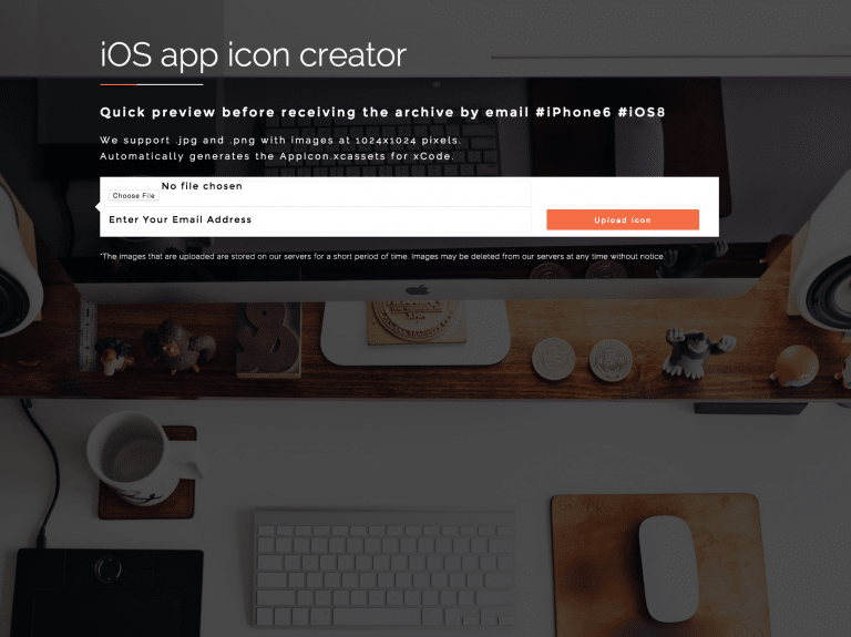 Create/generate app icons for iOS - a new tool from Fan Studio - Branding agency